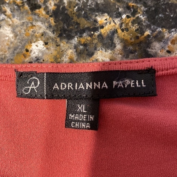 E womens Adrianna Papell long sleeve stretch regular size top XL - Picture 3 of 3